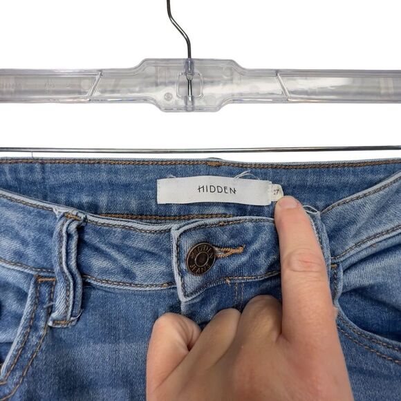 HIDDEN RAW HEM SKINNY JEAN size 27 - Picture 3 of 15